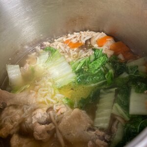 鶏肉とたっぷり野菜☆ヘルシー鍋